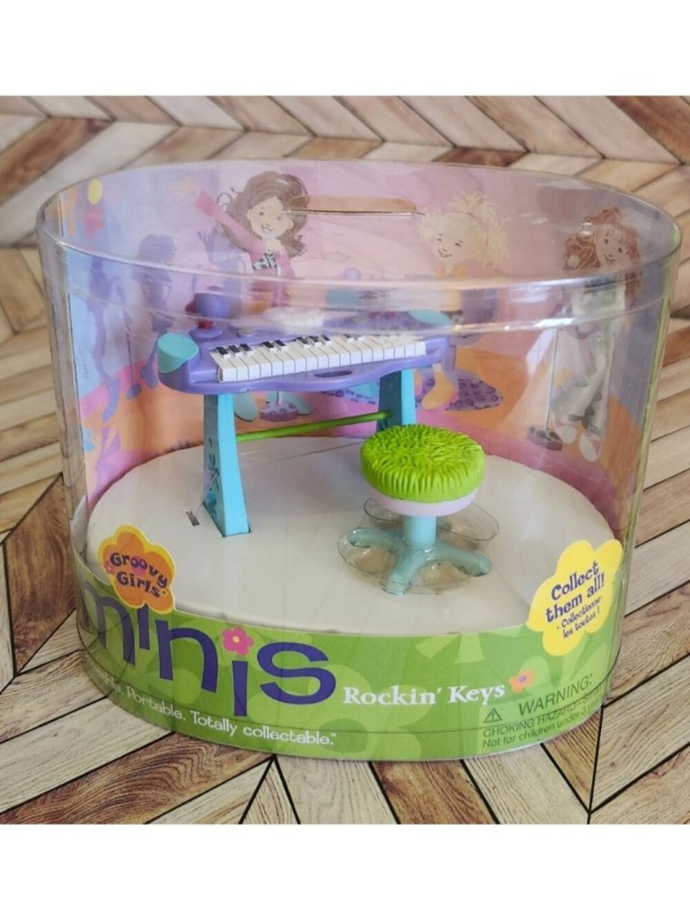 New Groovy Girls MINIS Rockin' Keys Keyboard & Chair Doll Furniture Accessories